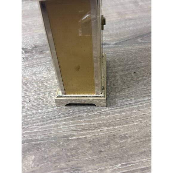 Vintage Germany Bulova Quartz Brass/Plastic Carriage Clock T2 B1307 288 Runs - Picture 2 of 6